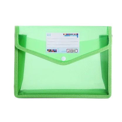 Waterproof Transparent  Mesh Zipper Data Storage Bag