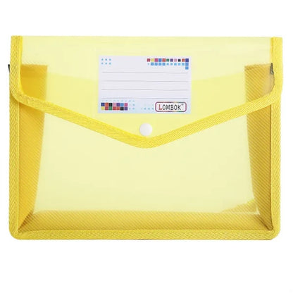 Waterproof Transparent  Mesh Zipper Data Storage Bag
