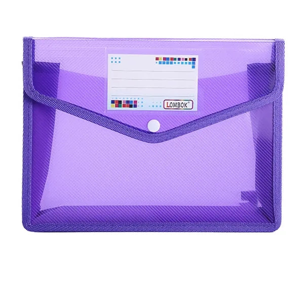 Waterproof Transparent  Mesh Zipper Data Storage Bag