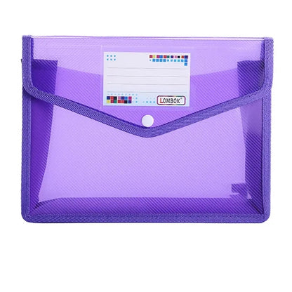 Waterproof Transparent  Mesh Zipper Data Storage Bag