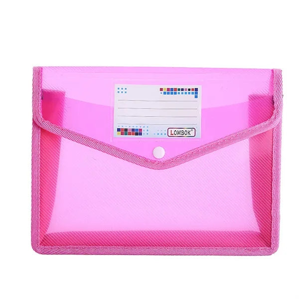 Waterproof Transparent  Mesh Zipper Data Storage Bag