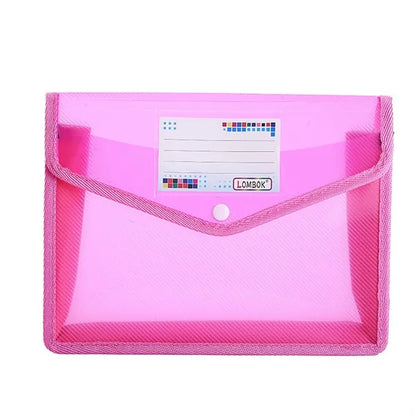 Waterproof Transparent  Mesh Zipper Data Storage Bag