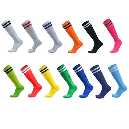 Sport Custom Anti Slip Knee High Athletic Football Socks