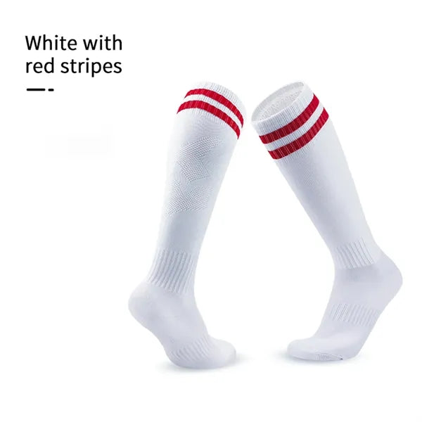 Sport Custom Anti Slip Knee High Athletic Football Socks