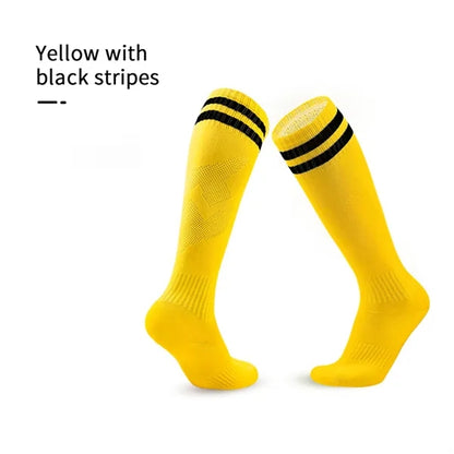 Sport Custom Anti Slip Knee High Athletic Football Socks