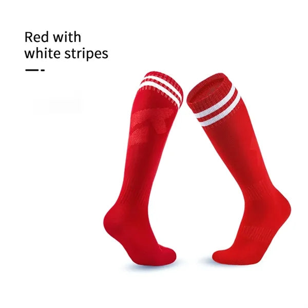 Sport Custom Anti Slip Knee High Athletic Football Socks