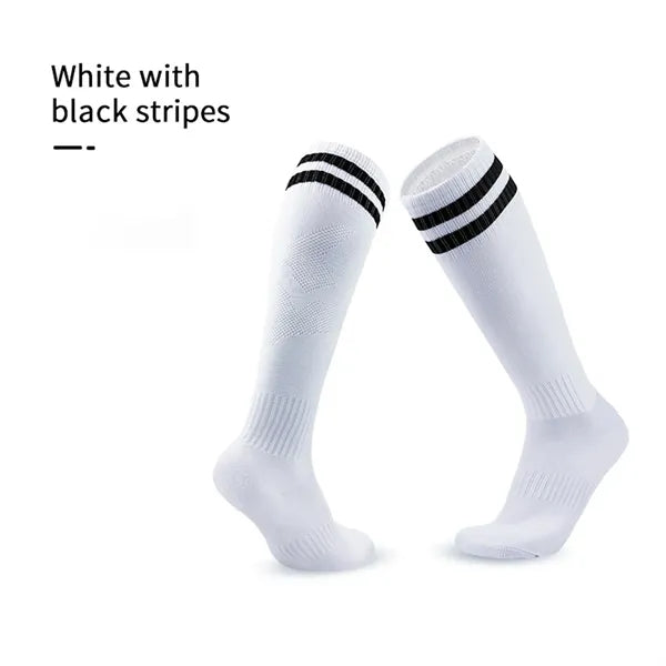 Sport Custom Anti Slip Knee High Athletic Football Socks