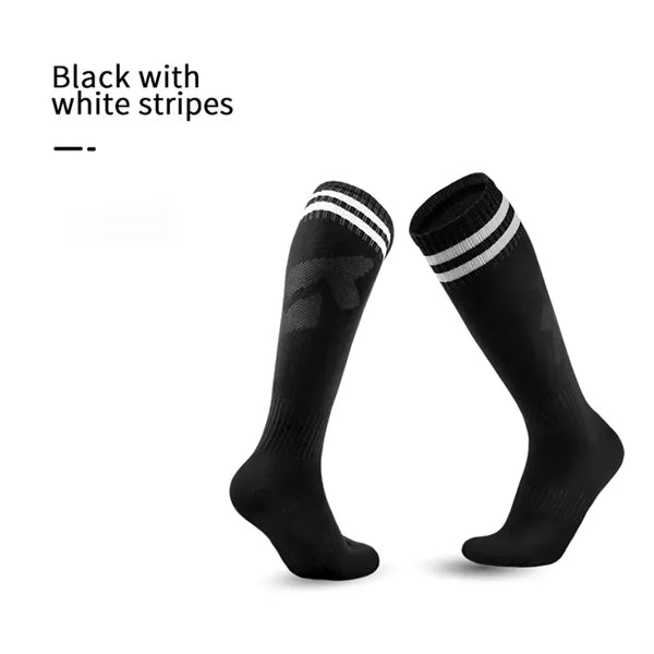Sport Custom Anti Slip Knee High Athletic Football Socks