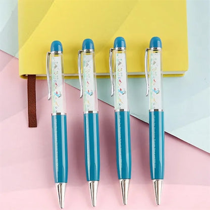 Ocean Series Oil Filled DIY Rotating Metal Ballpoint Pen