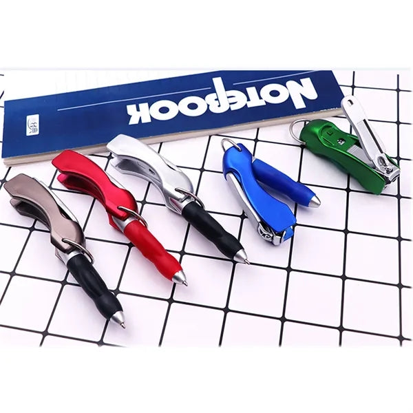 Custom 5 in 1 Folding Multifunctional Tool Ballpoint Pen