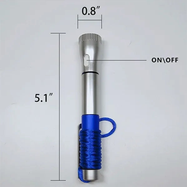 Custom Multifunctional Flashlight Pen With Hanging Rope