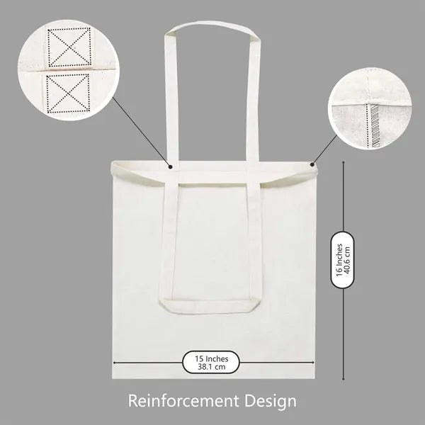 Large Recycled Canvas Satchel Tote Bag Cotto Shopping