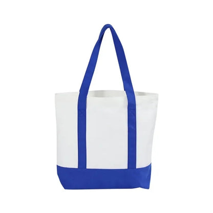 Cotton Tote Bag for Shopping Grocery Travel Zipper