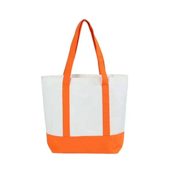 Cotton Tote Bag for Shopping Grocery Travel Zipper