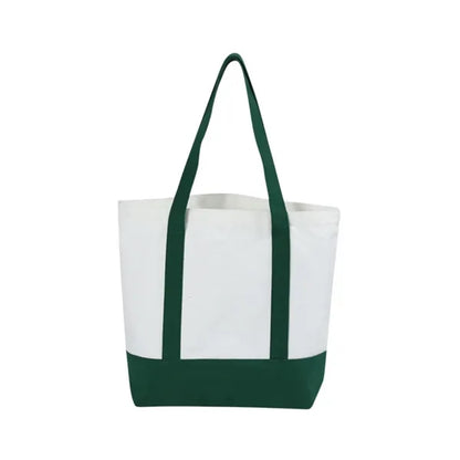 Cotton Tote Bag for Shopping Grocery Travel Zipper