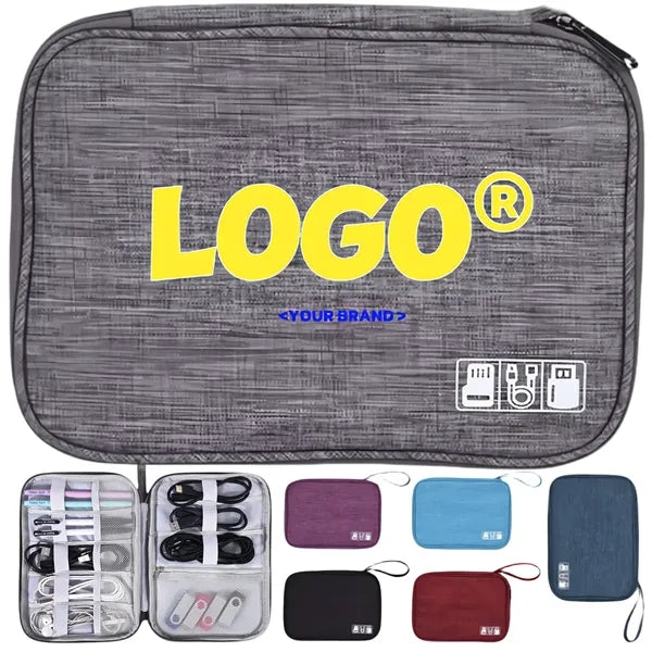 Fashion Electronic Cable Organizer Bag Travel Case