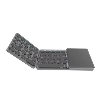 Wireless Foldable Rechargeable Keyboard With Touchpad