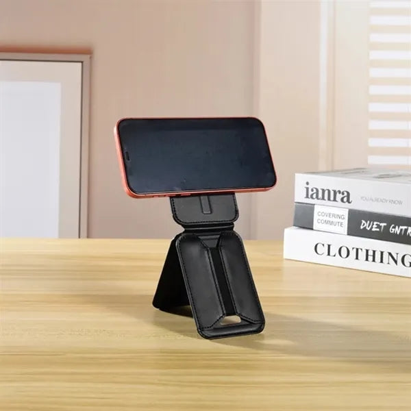 Multi Function Adjustable Card Bag Magnetic Phone Holder