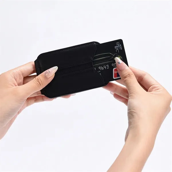 Multi Function Adjustable Card Bag Magnetic Phone Holder