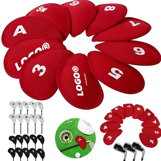Customizable Golf Club Iron Head Protector Cover