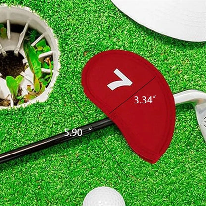 Customizable Golf Club Iron Head Protector Cover