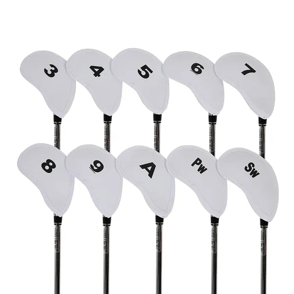Customizable Golf Club Iron Head Protector Cover