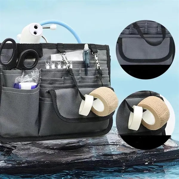 Multi Compartment Pocket Fanny Pack Nursing Belt Organizer