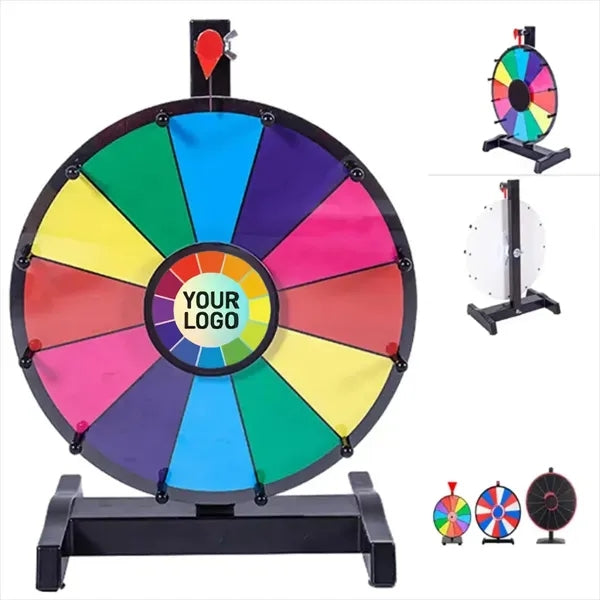 Spinning Prize Editable Wheel With Dry Erase Marker