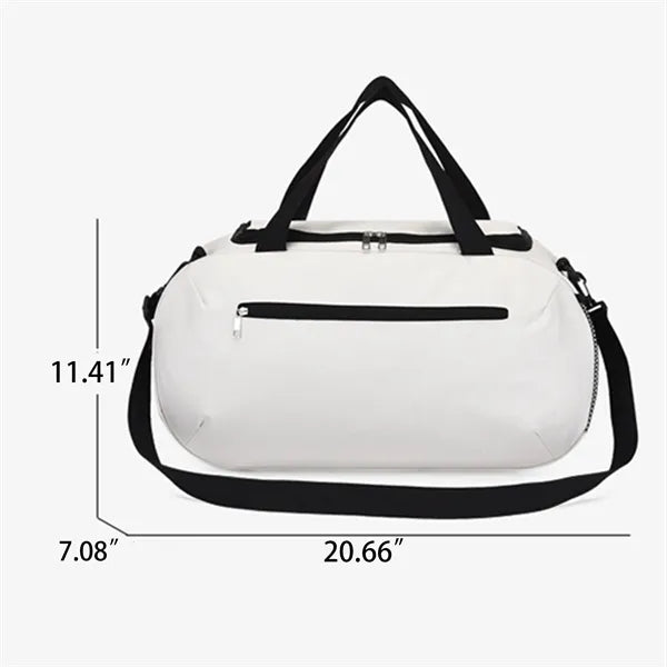 Solid Color Simple Waterproof Lightweight Sport Travel Bag