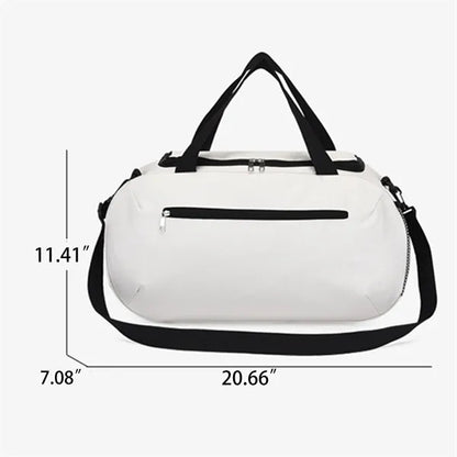 Solid Color Simple Waterproof Lightweight Sport Travel Bag