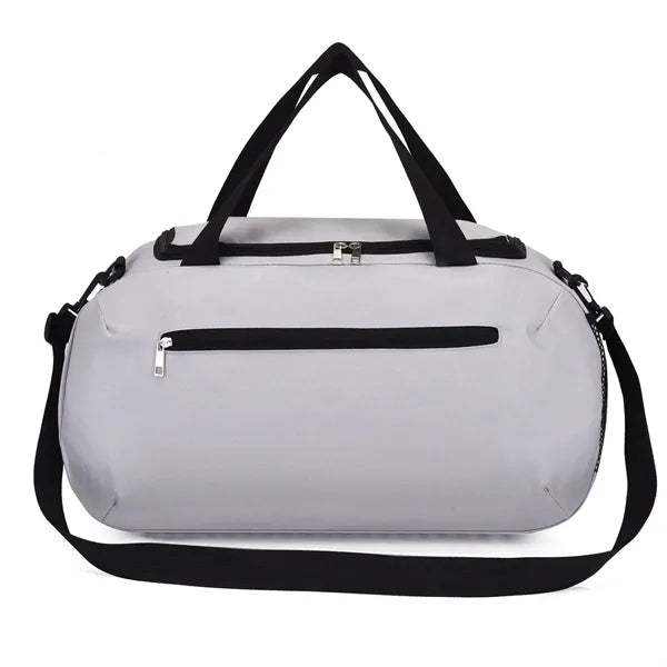 Solid Color Simple Waterproof Lightweight Sport Travel Bag