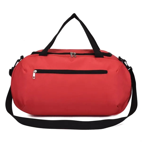 Solid Color Simple Waterproof Lightweight Sport Travel Bag