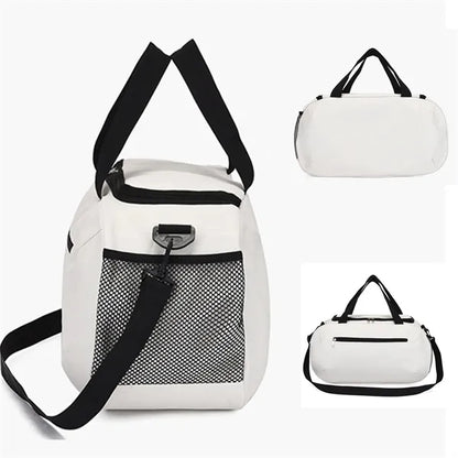 Solid Color Simple Waterproof Lightweight Sport Travel Bag