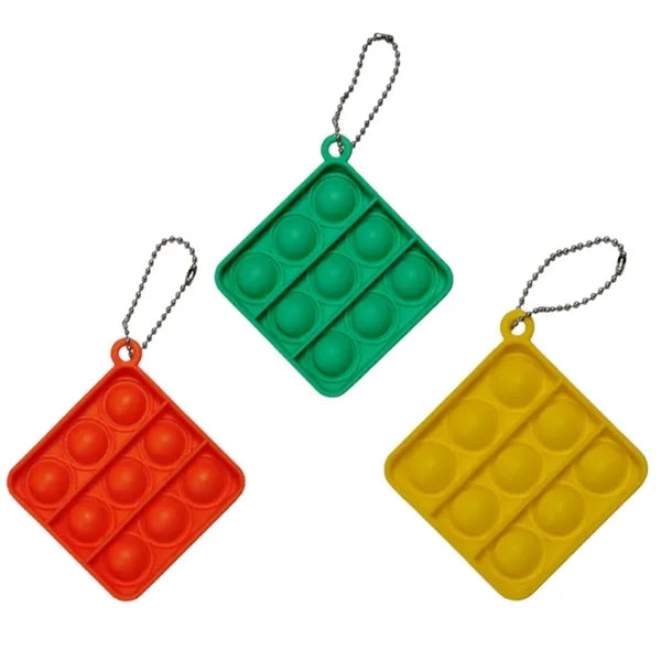 Mini Fidget Release Stress Pop Toys Lovely Bags Keychain