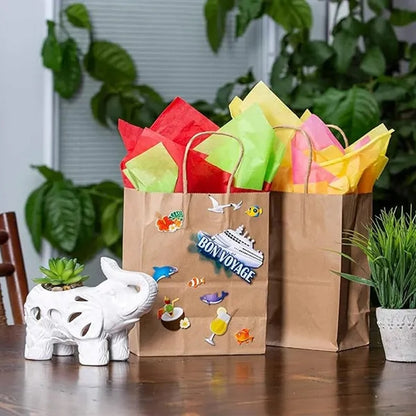 Wholesale And Customization Kraft Paper Gift Bags Handbags