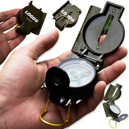 Flip Top Multifunctional Marching Lensatic Compass