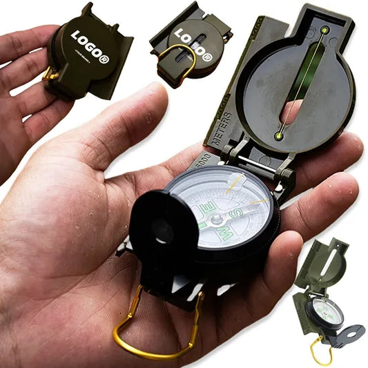 Flip Top Multifunctional Marching Lensatic Compass