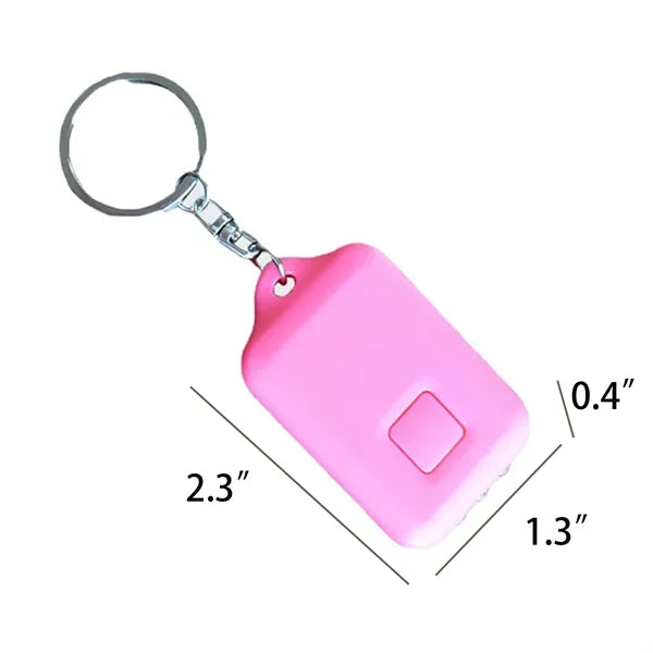 Mini Solar Rechargeable Strong Led Flashlight Keychain