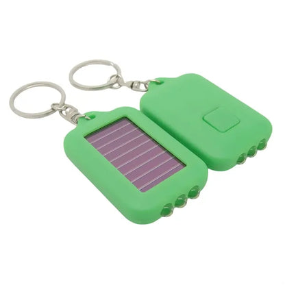 Mini Solar Rechargeable Strong Led Flashlight Keychain