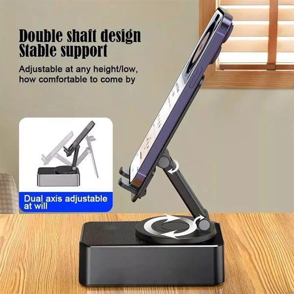 4 In 1 Power Bank Mobile Phone Holder Bluetooth Speaker
