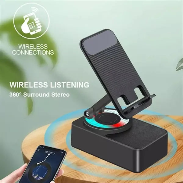 4 In 1 Power Bank Mobile Phone Holder Bluetooth Speaker