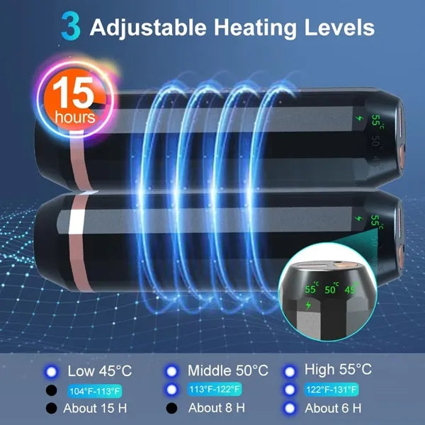 2 In 1 Split-Magnetic Hand Warmers and Flashlight