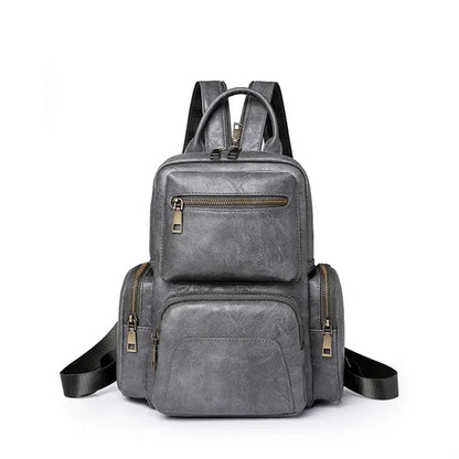 Vintage PU Backpack