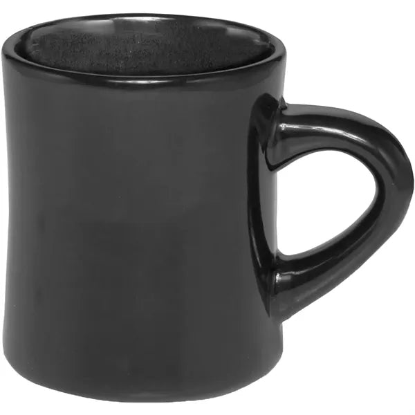 12 oz. Thick curved Ceramic Mugs w/ Custom Logo