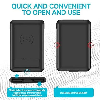 3-in-1 USB Adapter Kit with 15W Wireless Charge Phone Stand