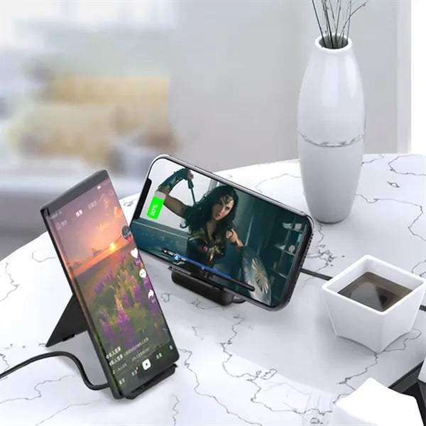 3-in-1 USB Adapter Kit with 15W Wireless Charge Phone Stand