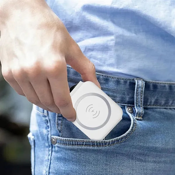 3-in-1 Folding Wireless Charger Storage Box with Phone Stand