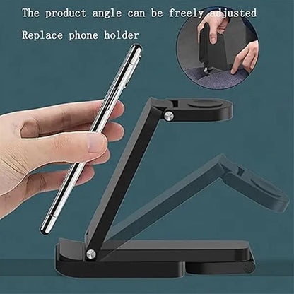 3-in-1 Headphones Watch Phone Wireless Charger with Stand