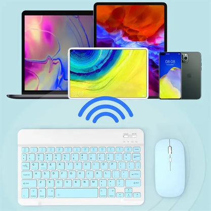 Ultra-Slim Small Rechargeable Bluetooth Wireless Keyboard