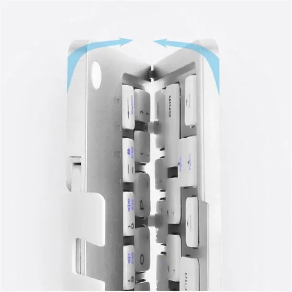 Foldable Portable Rechargeable Bluetooth Keyboard with Stand